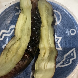 トースターで 焼きナスのオリポンがけ